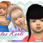Anto's Kerli Toddler Hair Conversion by Neverlandsims4