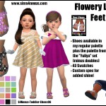 Flowery Little Feet -Original Content-