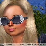 Sunglasses with Flowers by Maho Creations