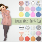 Empire Waist Top & Tights for Toddlers by nooboominicule