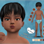 No. 45 Toddler Natural Skin V1 by ShaoXingJiu Sims 4