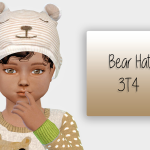 Bear Hat Toddler Conversion by Simiracle