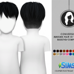 MMSim's MF Hair 01 Toddler Conversion by RedHeadSims