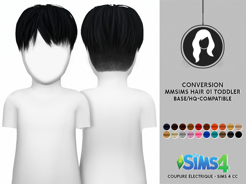 Mmsims Mf Hair 01 Toddler Conversion By Redheadsims Sims 4 Nexus