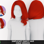 Simpliciaty's Darcy Toddler Conversion by RedHeadSims