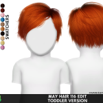 May 116 Hair Toddler Conversion by RedHeadSims