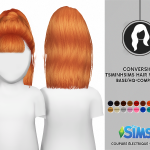 Tsminh's Hair 47 Toddler Conversion by RedHeadSims