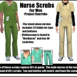 -Project Override- Male Nurse Scrubs -Original Content-