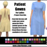 -Project Override- Female Patient Gowns -Original Content-