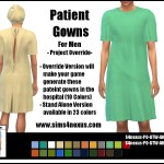 -Project Override- Male Patient Gowns -Original Content-