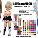 iLOVEsaraMOON Socks & Bows Set
