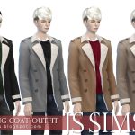 Mustang Coat Outfit by JS Sims