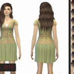 Dress with Belted Sweater by NyGirl Sims