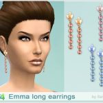 Emma Long Earrings by Severinka