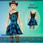 Checked Dress by ERSCH
