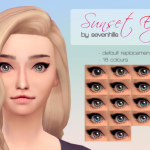 Sunset Eyes by Sevenhills Sims