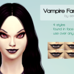 Vampire Fangs by Sevenhills Sims