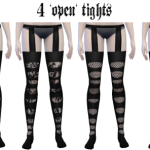 'Open' Tights by Hayny