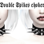 Double Spikes Choker by Hayny