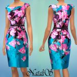 Silk-Cotton Painted Dress by NataliS at TSR