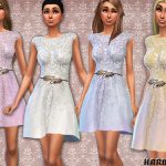 Haute Couture Embellished Dress by Harmonia at TSR