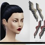 Gem Wings Earrings by Leah_Lillith at TSR