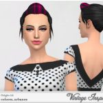 Pinup Hairstyle 02 by Colores Urbanos at TSR