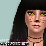 Kawaii Kitty Face by SenpaiSimmer at TSR