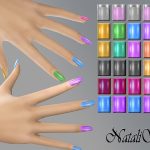 Multicolor Nails by NataliS at TSR