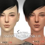 Asian Face Mask 1.0 by S-Club at TSR