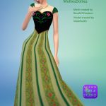 Anna Coronation Gown by molliesdollies at Sims 4 Studio