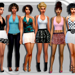 Halter Tops by Dreaming 4 Sims