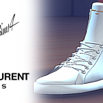 Saint Laurent High Top Sneakers by Ma$ims