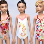 Cakewalk Swimsuits by Just For Your Sims