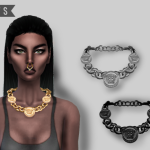 Versace Necklace by Haut Fashion Sims