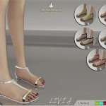 Ribbon Mary Jane Shoes by Marigold | Sims 4 Nexus