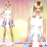 Color Dress by LuxySims