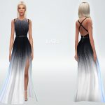 Gradient Dress Leila by Starlord at TSR
