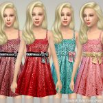Sequin & Tulle Party Dress by lilka at TSR