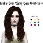 Nouk's Long Wavy Hair Conversion by Hayny