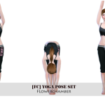 Yoga Pose Set by Flowerchamber