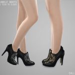 Studded Ankle Boots by Calliev Plays
