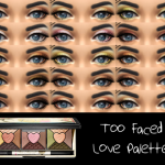 Too Faced Love Palette by Bernie's Simblr