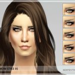 Eyebrow Style 01 by Serpentrogue at TSR