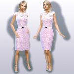Long Lace Formal Dress by Apathie