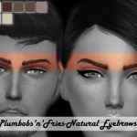 Natural Eyebrows by Plumbobs'n'Fries