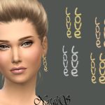 LOVE Earrings by NataliS by TSR