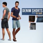 Denim Shorts by Sims On The Rope