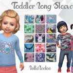 Long Sleeved Toddler Tops by Leeloo's Outlet