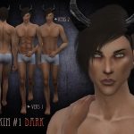 R Male Skin 1 Dark by RemusSirion at TSR